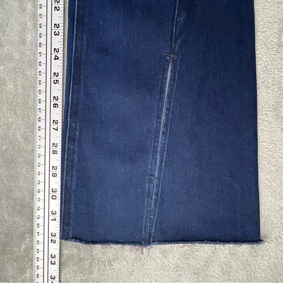 NWT Paige Laurel Canyon Jeans Women's 24 Split Twisted Raw Hem Bootcut Manifesto - Picture 10 of 14